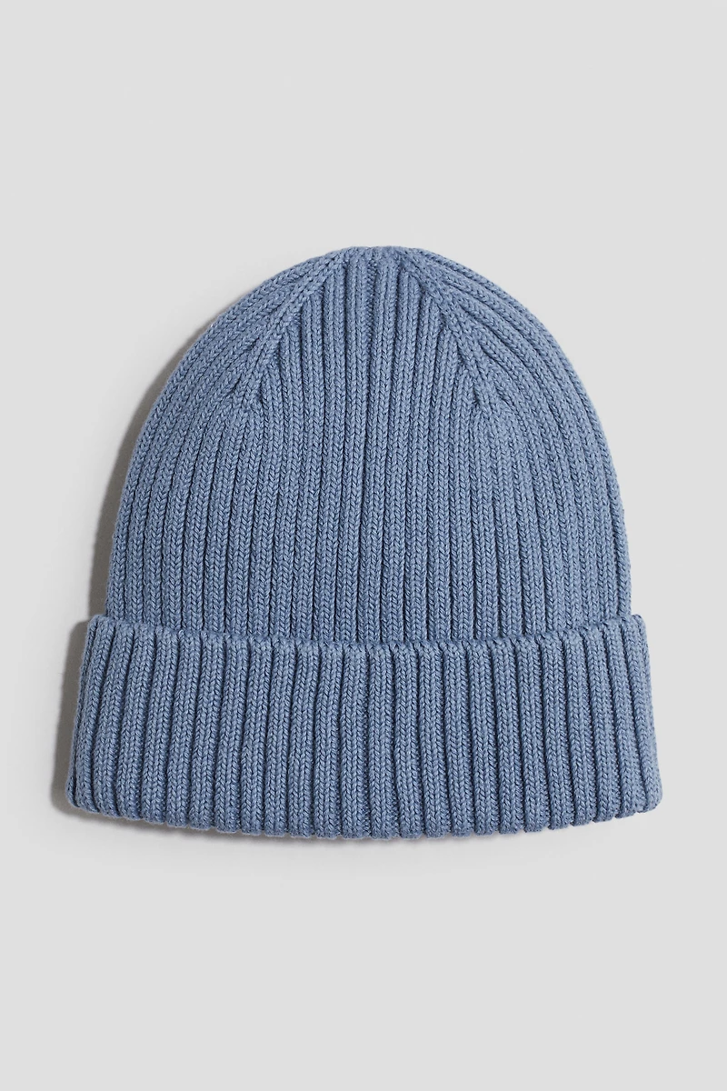 Rib-Knit Beanie