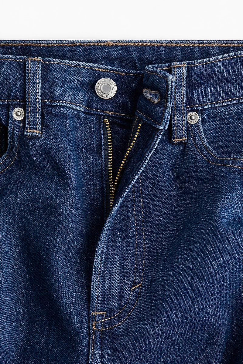 Slim Straight High Ankle Jeans
