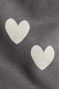 Chandail imprimé avec intérieur brossé