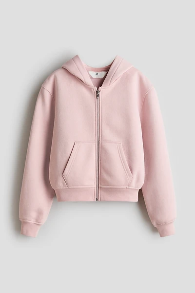 Brushed-Inside Hooded Jacket
