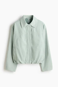 Bomber Jacket with Collar