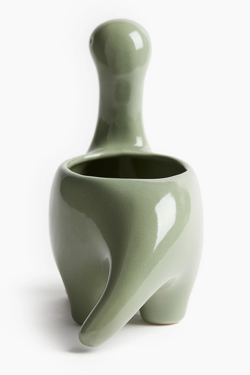 Dinosaur Stoneware Plant Pot