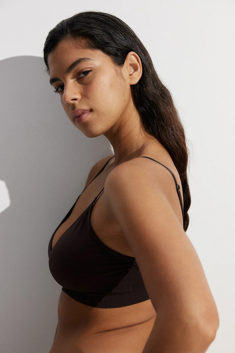 Seamless Padded Soft-cup Bra