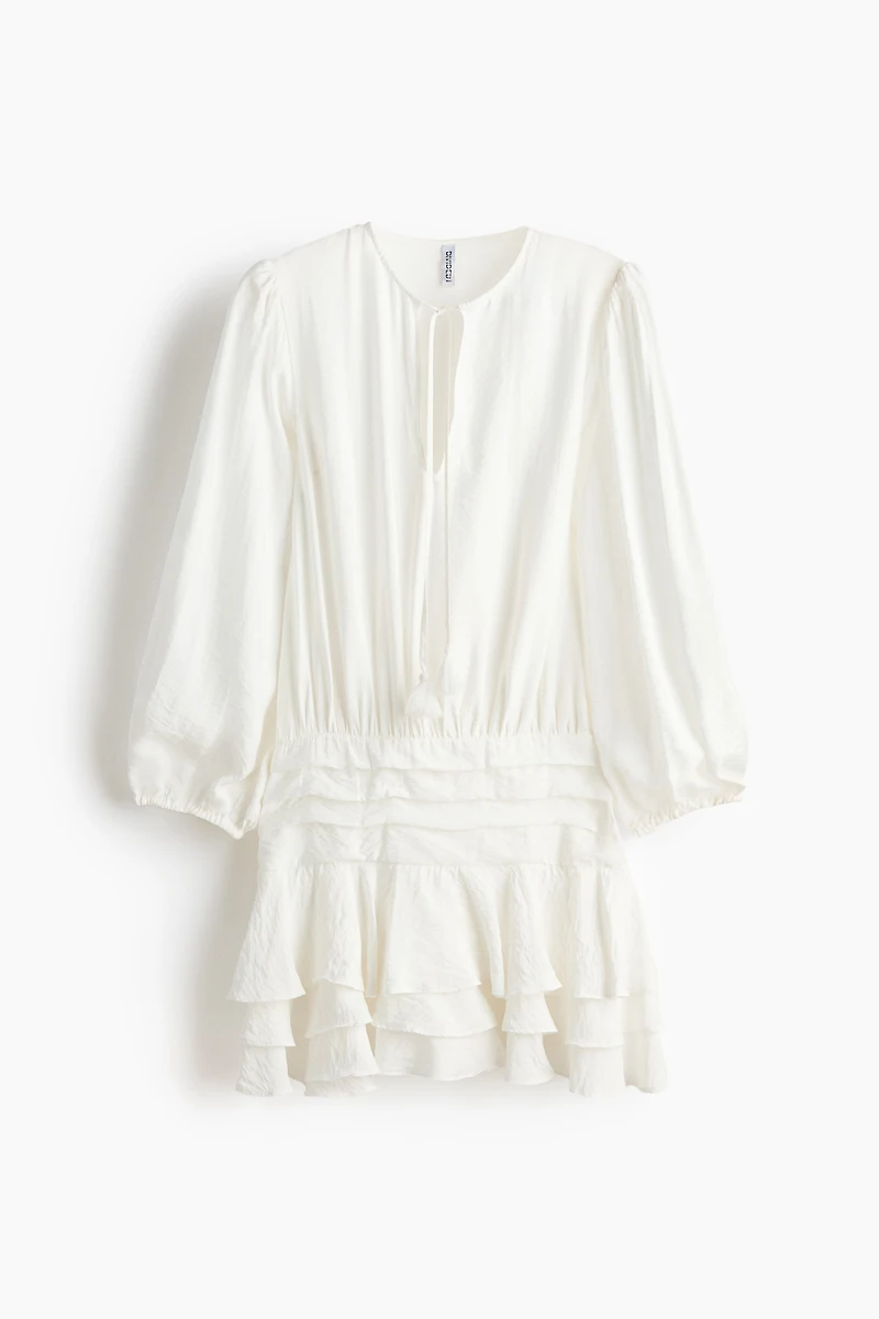 Dress with Tiered Skirt