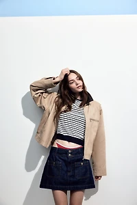 T-shirt en fin tricot