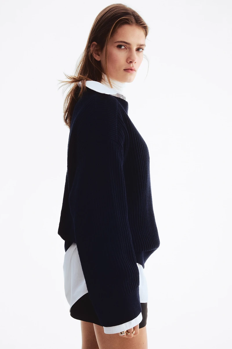 Oversized Wool-Blend Sweater