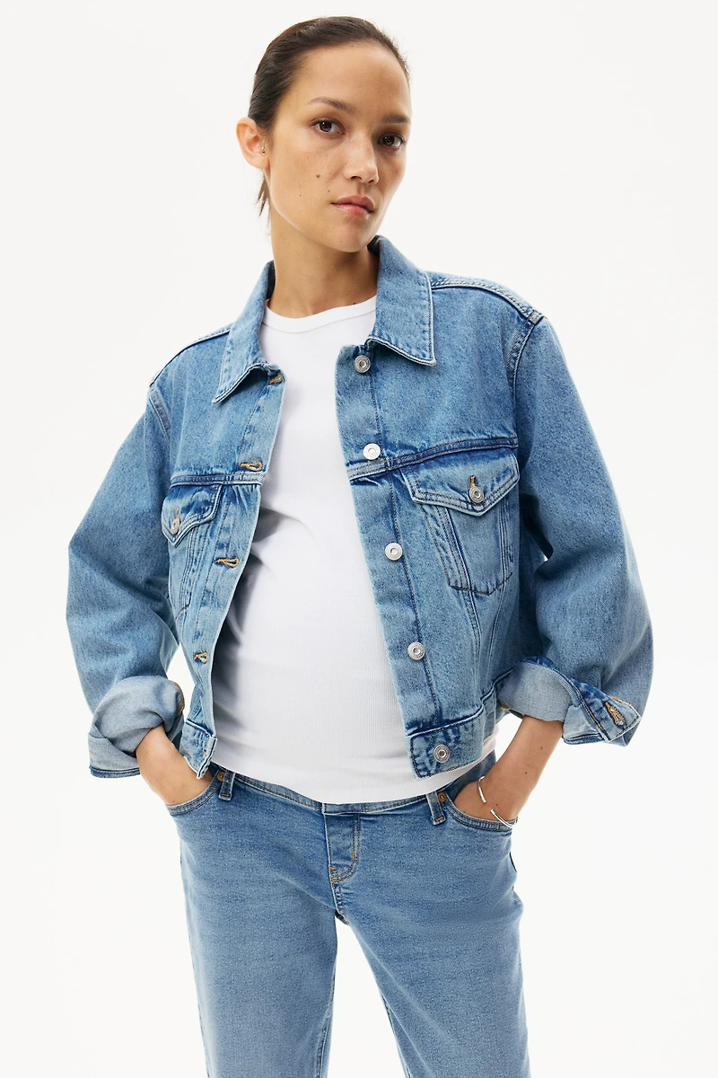 MAMA Jean à la cheville Coupe Amincie