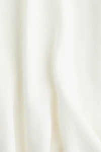 Fine-Knit Peplum Top