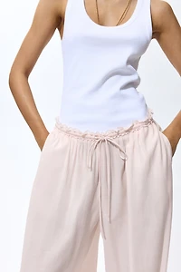 Balloon Pants with Drawstring