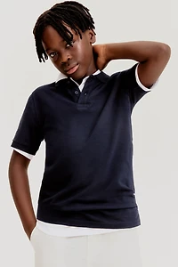Cotton Pique Polo Shirt