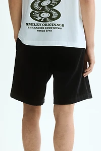 Loose-Fit Corduroy Shorts