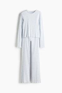 Pointelle Jersey Pajamas