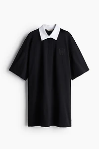 Robe en jersey avec col