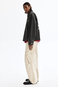 Pantalon cargo ample