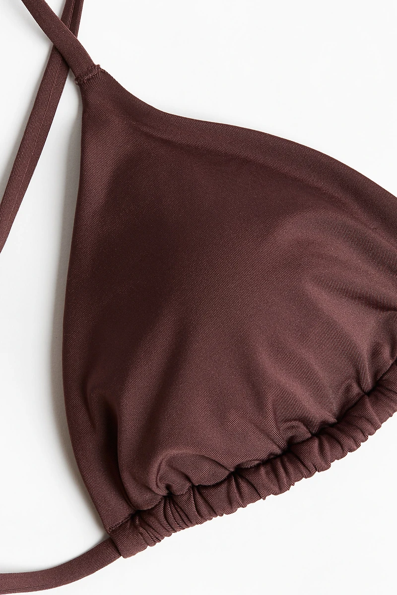 Padded triangle bikini top