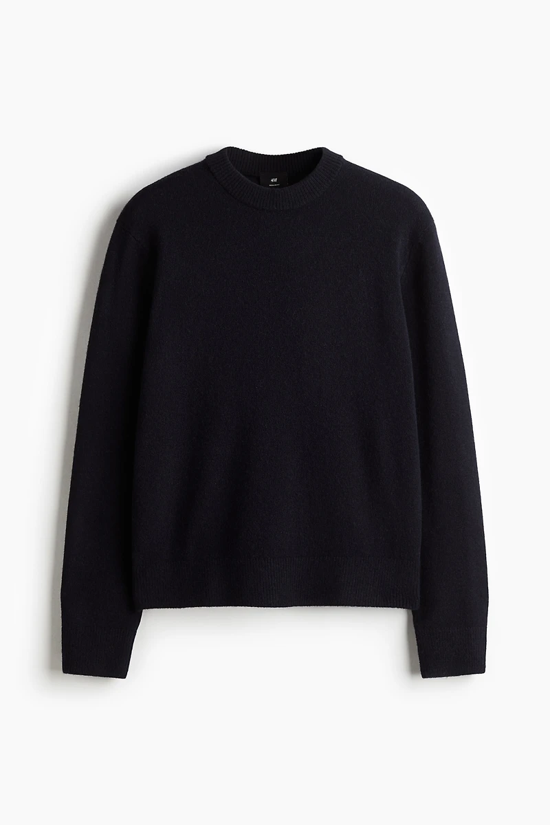 Regular-Fit Fine-knit Wool Sweater