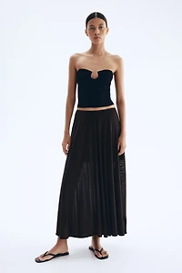 A-Line Jersey Skirt
