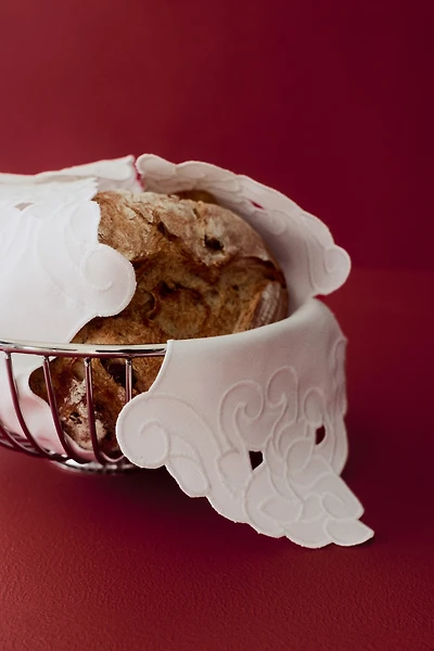 Large Stainless Steel Bread Basket