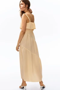 Flounced Tiered Dress