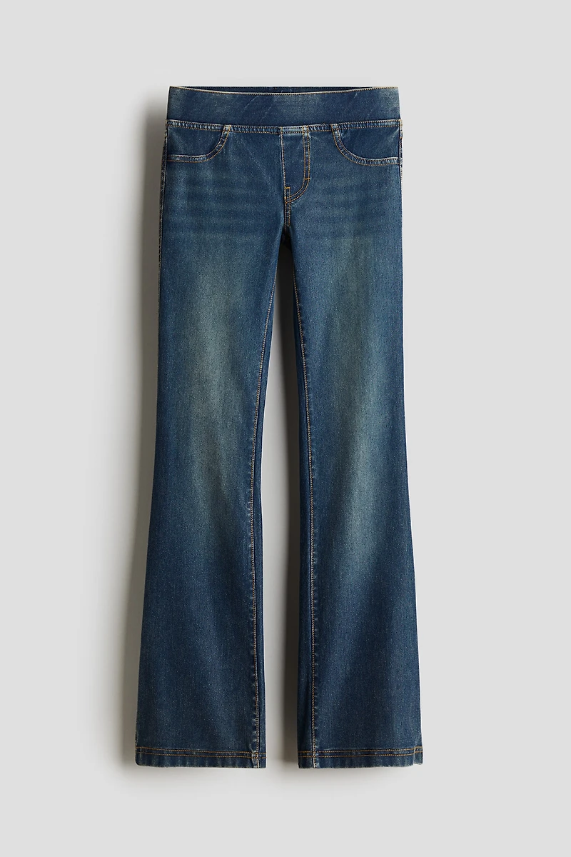 Pantalon évasé en jersey