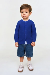 Veste en côtes fantaisie de coton