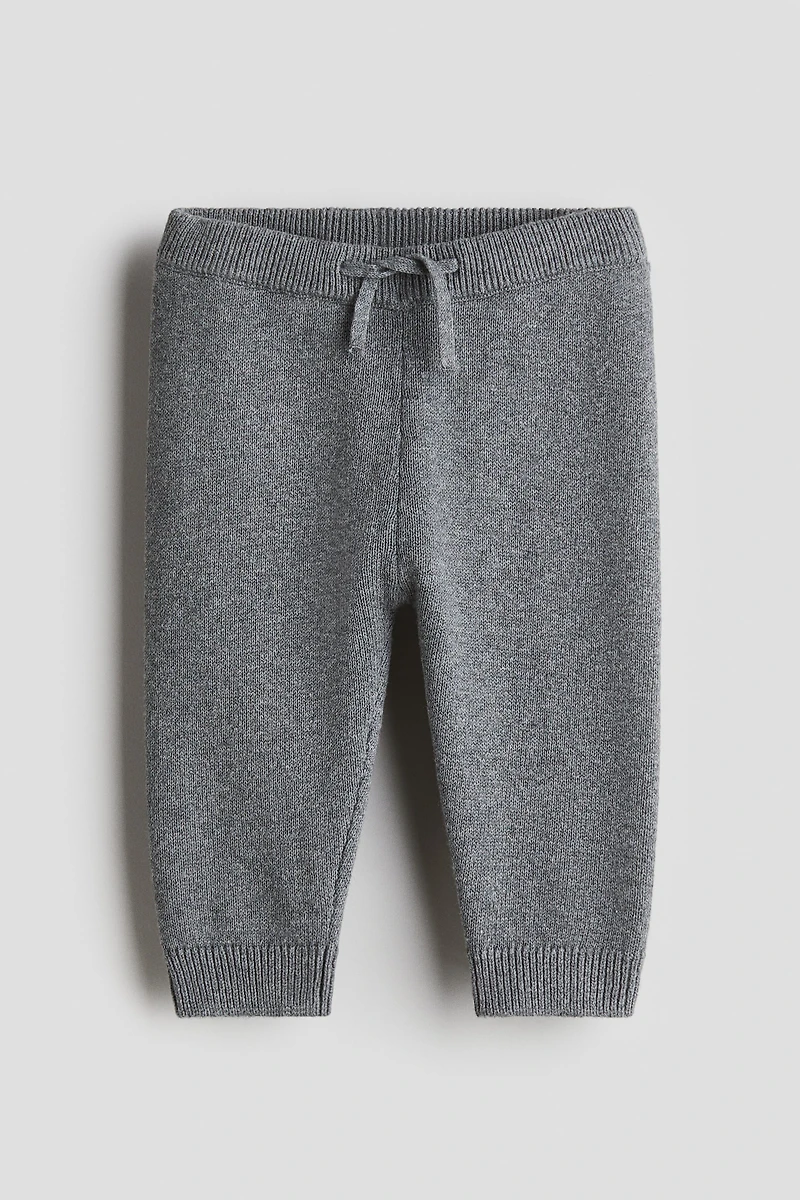 Pantalon de jogging en fin tricot coton