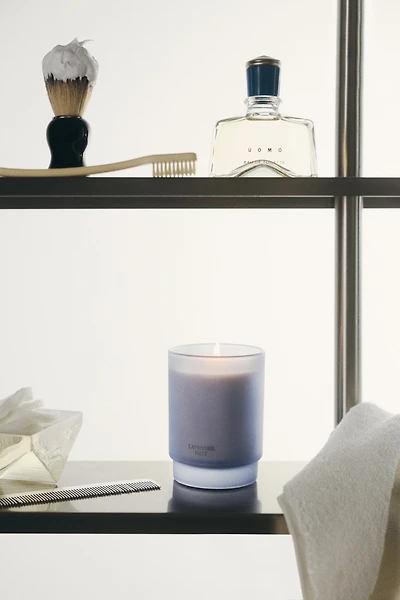 Frosted-Glass Scented Candle