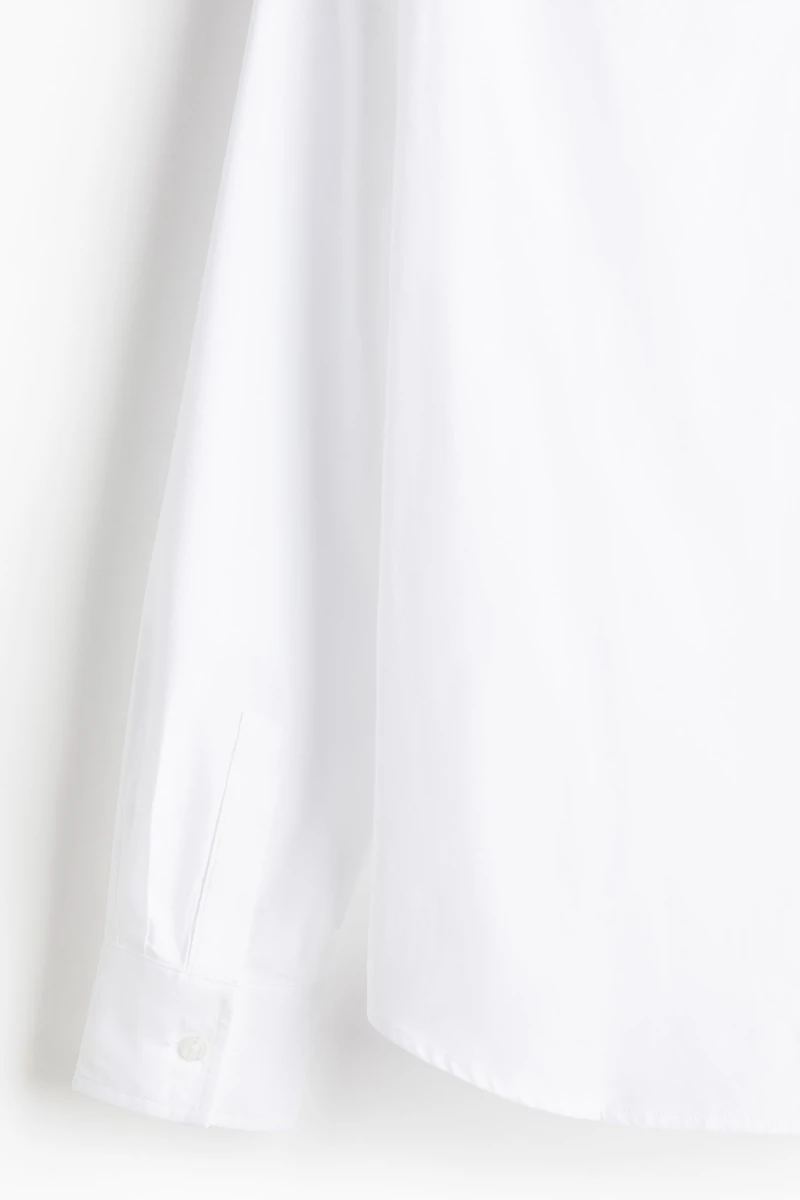 Chemise sans col coupe classique