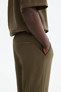 Relaxed-Fit Textured Pants