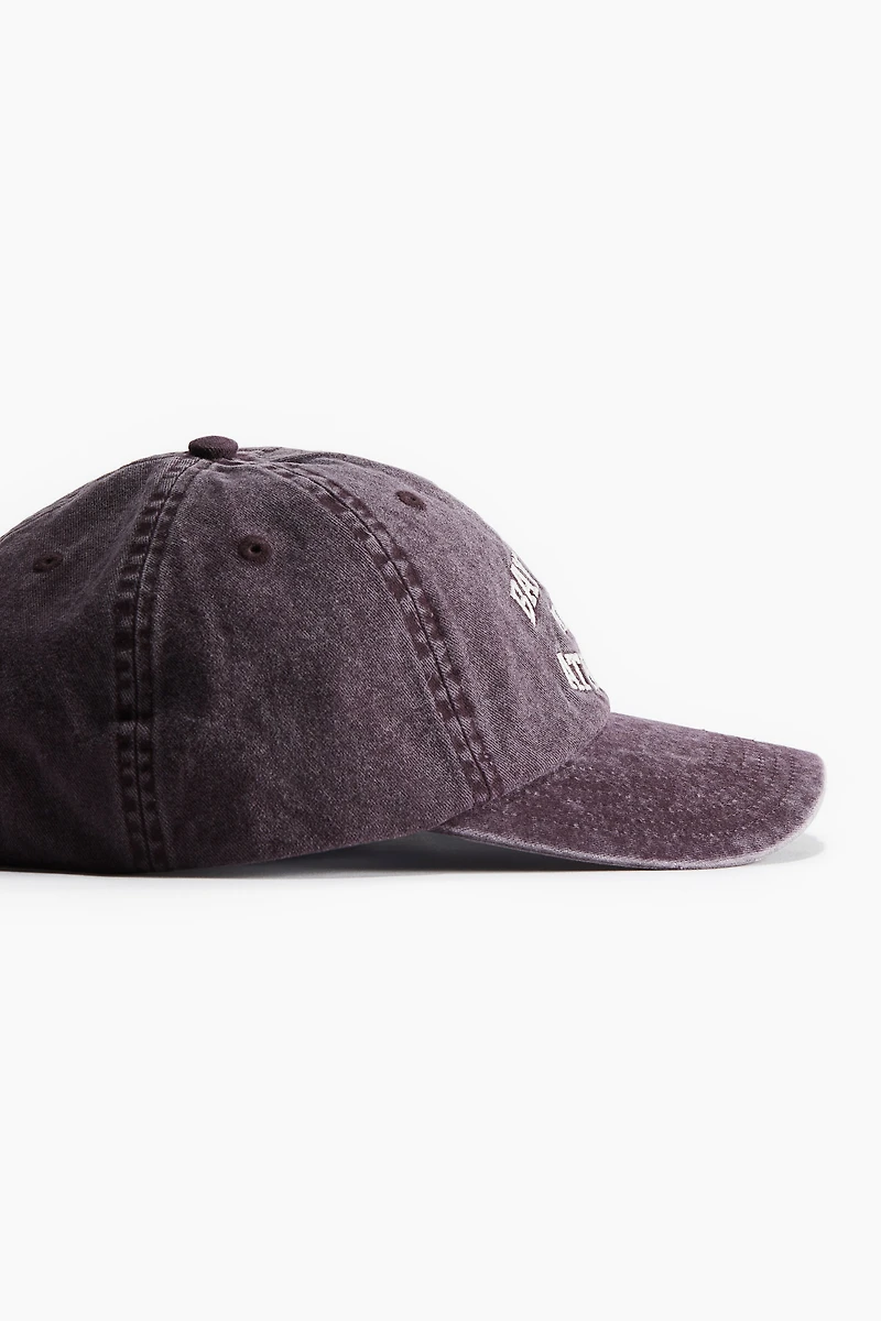 Cotton Cap with Embroidery