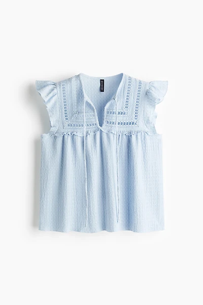 Textured Jersey Top