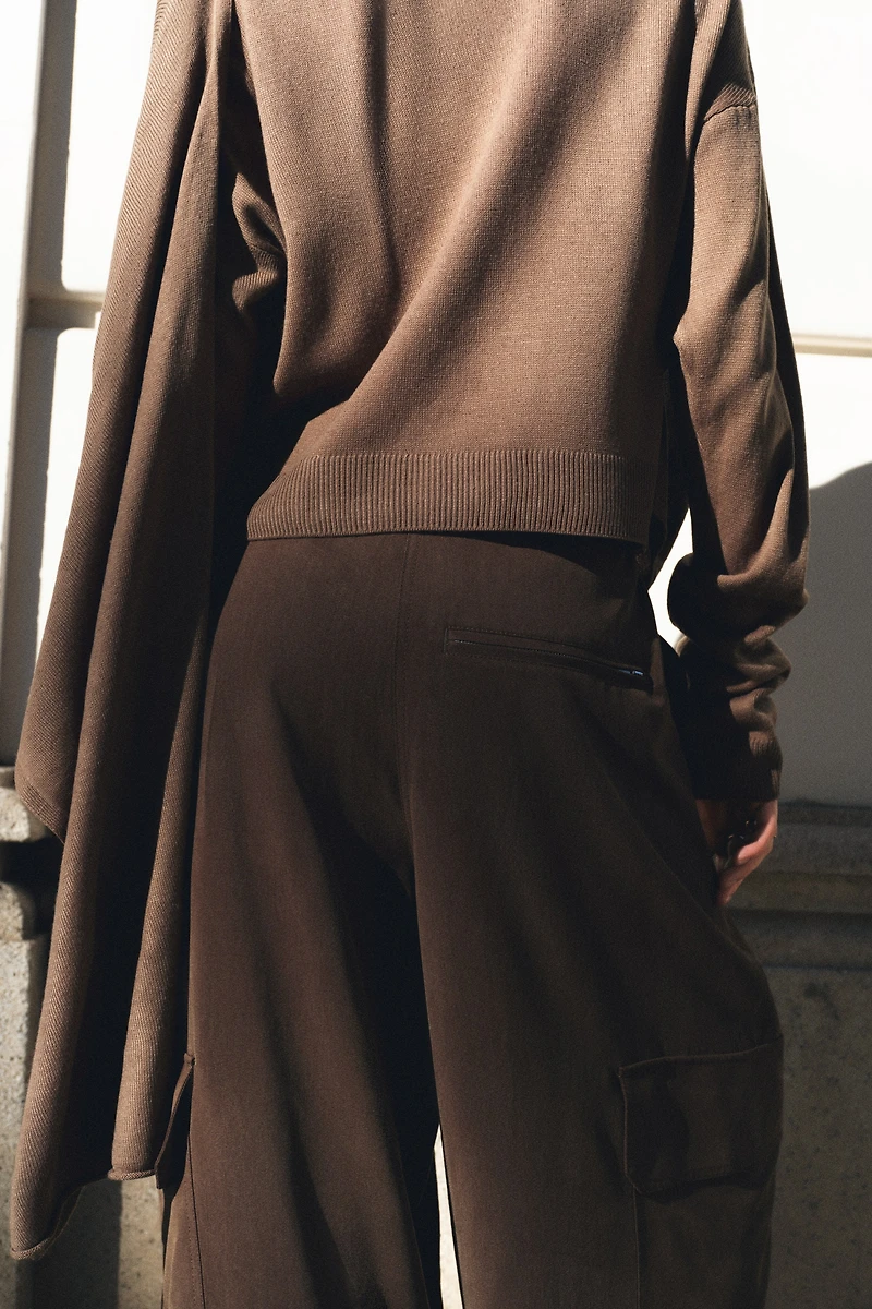 Lyocell-Blend Cargo Pants