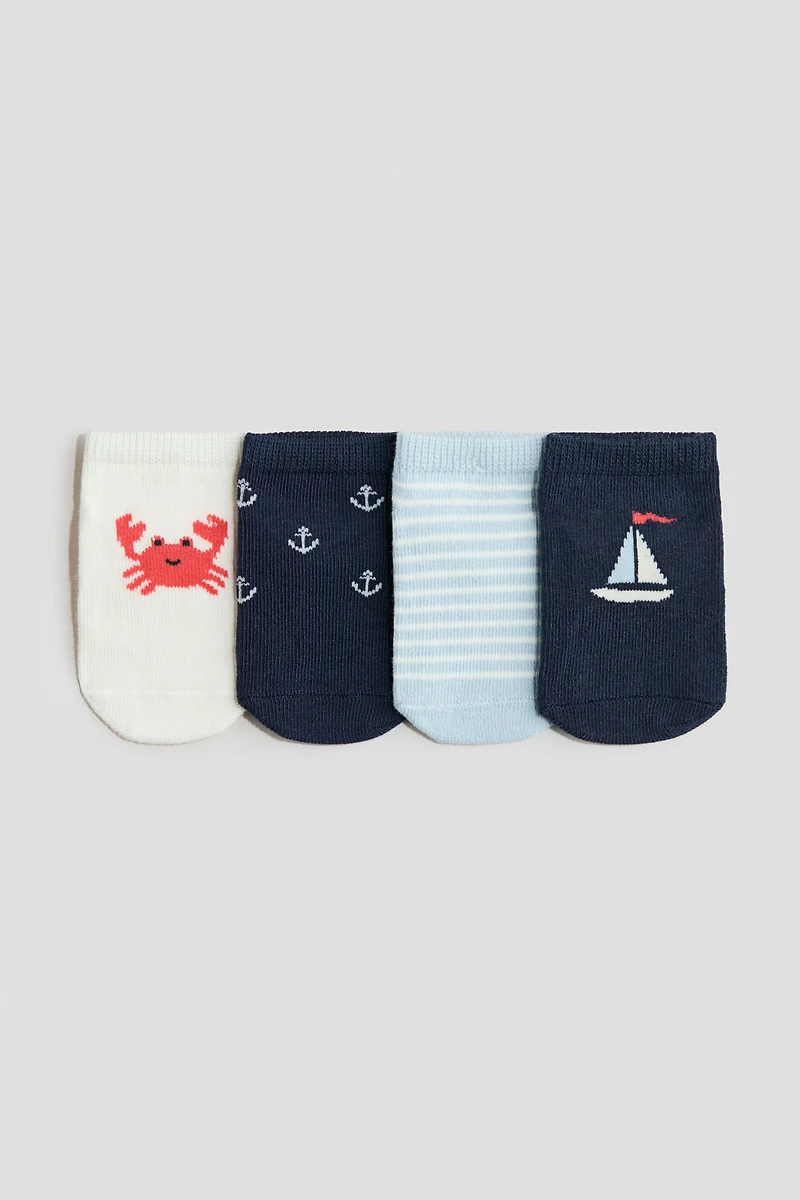 Lot de 4 paires chaussettes sans tige