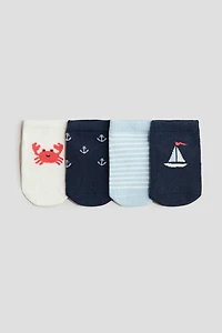 Lot de 4 paires chaussettes sans tige