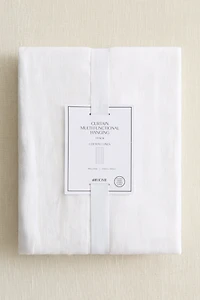 1-Pack Long and Wide Linen-Blend Curtain Panel