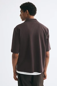 Regular-Fit Jersey Resort Shirt