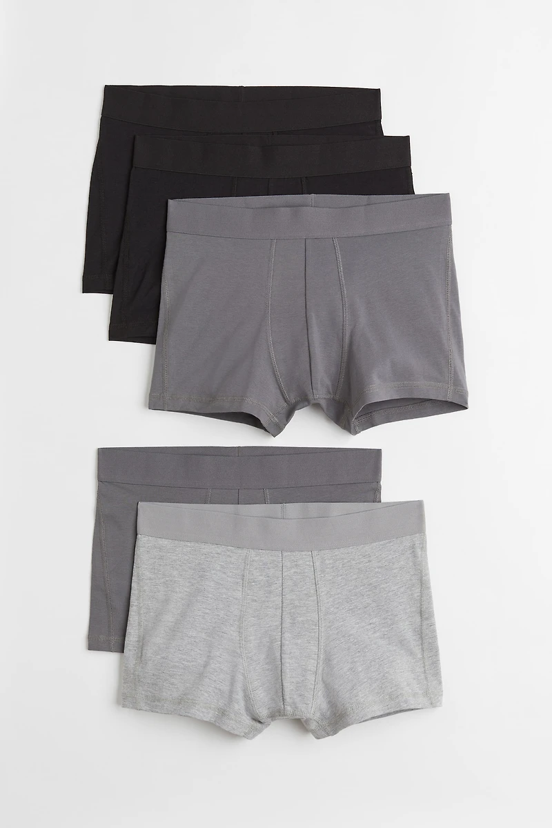 Lot de 5 caleçons boxeurs Lycra🅫 courts