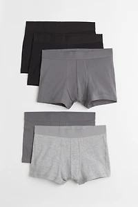 Lot de 5 caleçons boxeurs Lycra🅫 courts