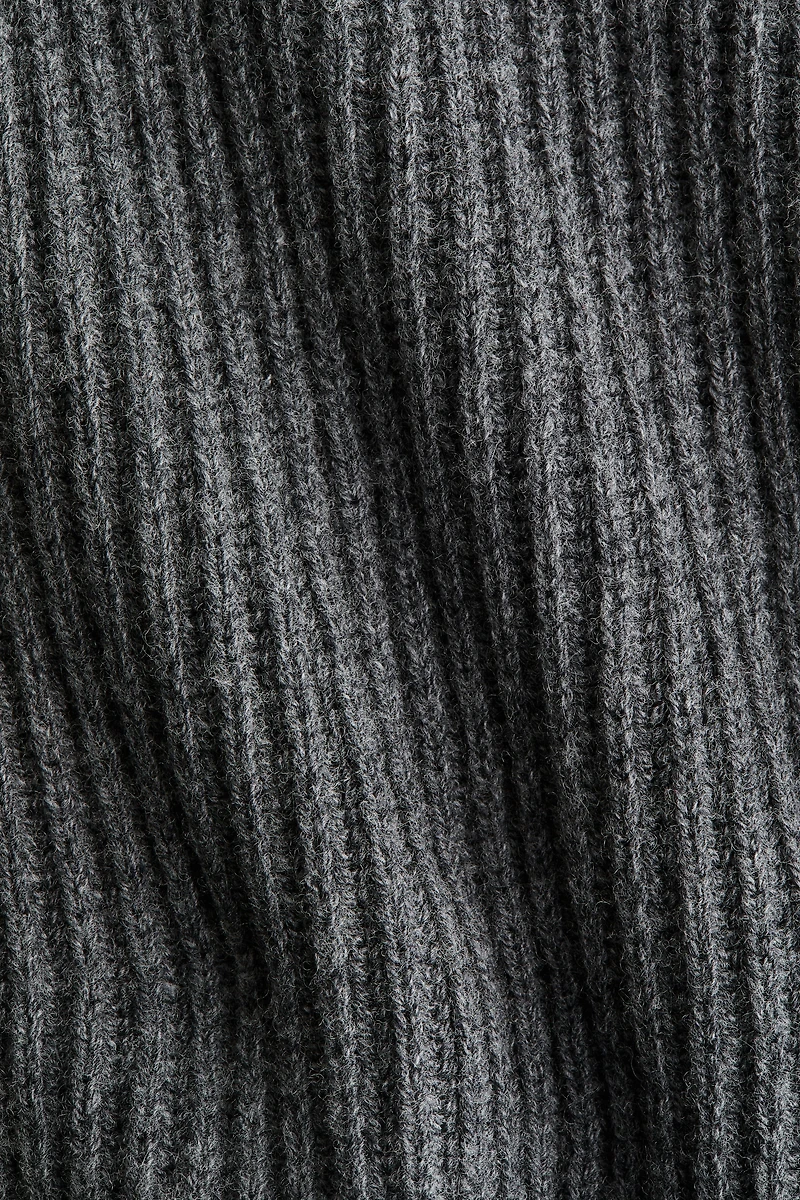 Rib-Knit Wool-Blend Sweater