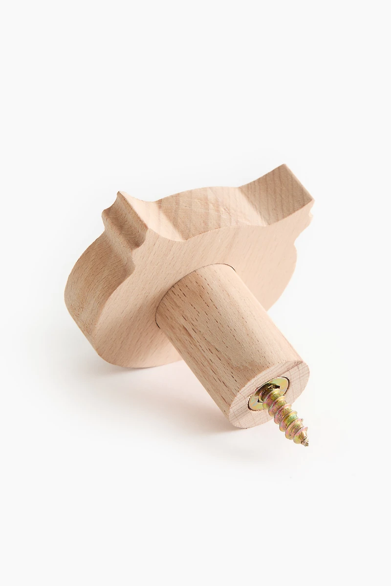 Crochet en bois forme d'animal