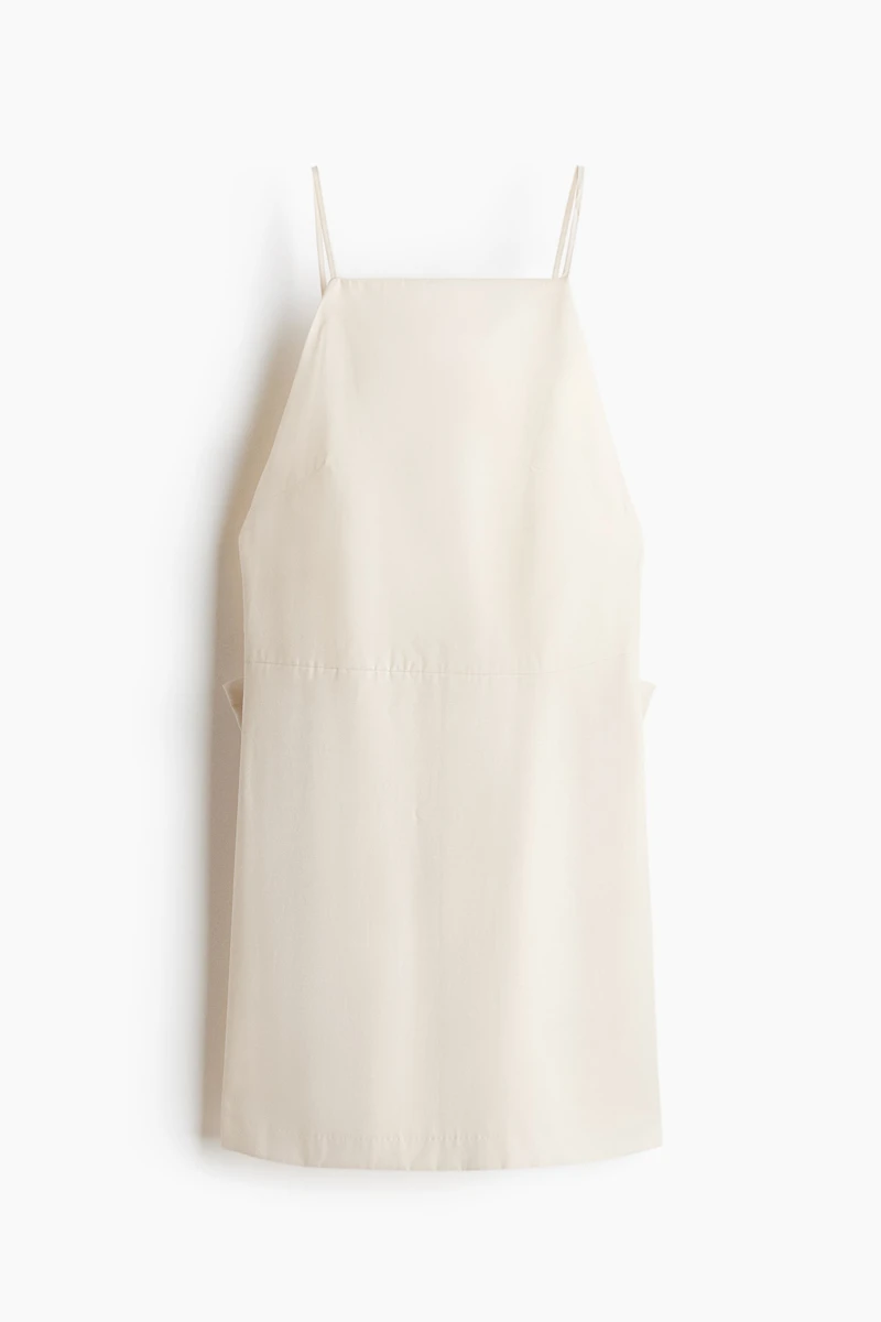 Bow-Detail Low-Back Dress
