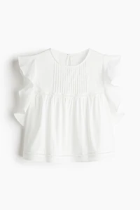 Flutter-Sleeved Blouse