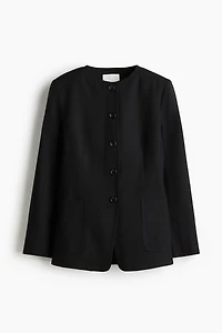 Linen-Blend Jacket