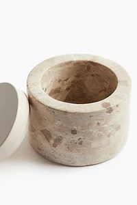 Marble Container with Lid