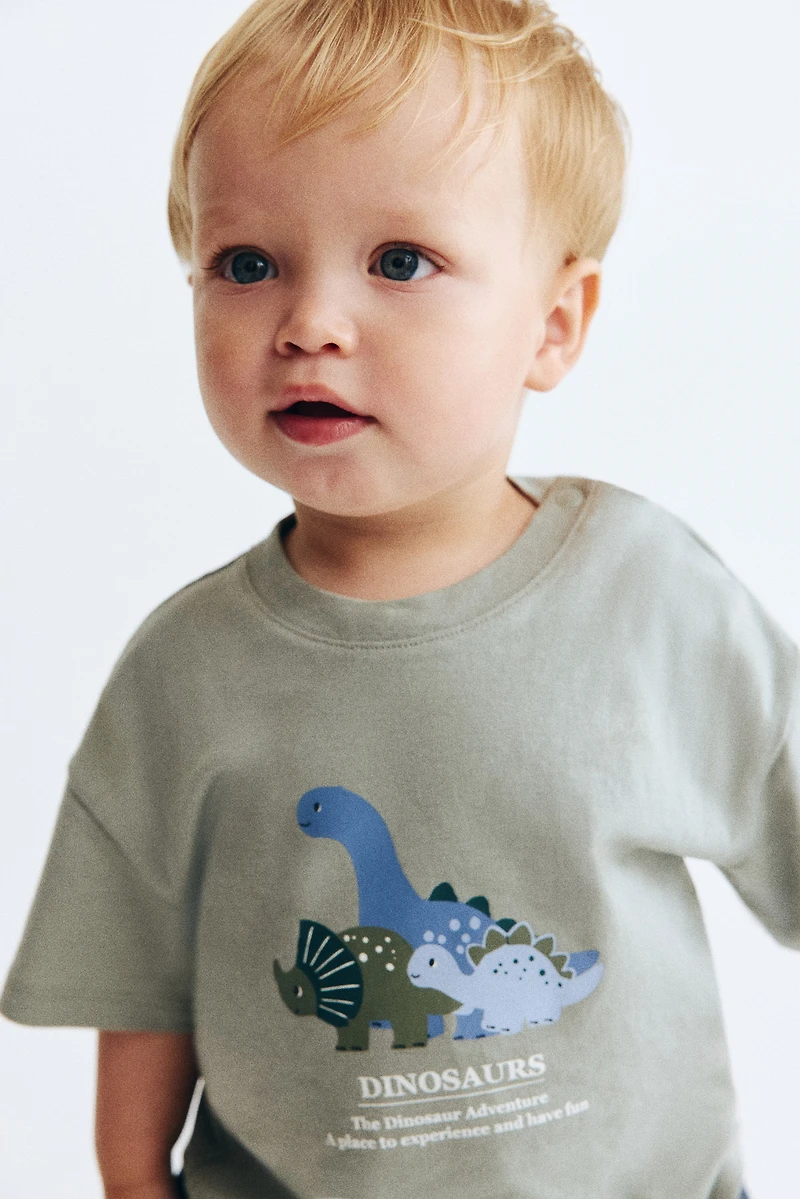 Printed Cotton T-Shirt