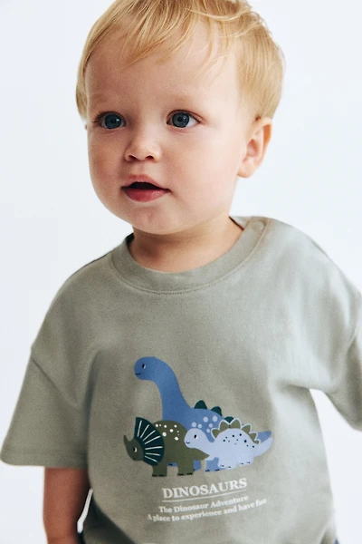 Printed Cotton T-Shirt