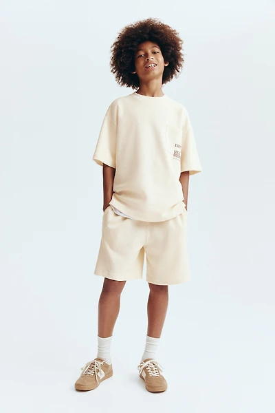 2-Piece Textured Jersey Set