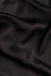 Cowl-Neck Viscose Satin Dress