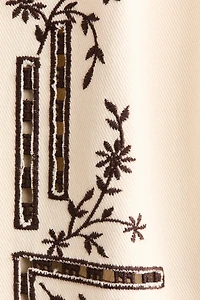 Embroidered Twill Jacket