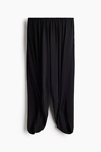 Wrap-Detail Balloon-Leg Pants